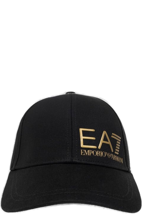 EA7 Hats for Women EA7 Logo-printed Baseball Cap