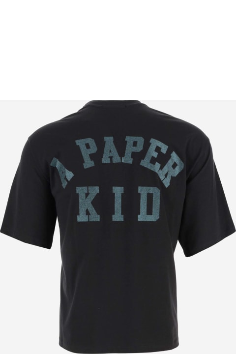 A Paper Kid for Men A Paper Kid Cotton T-shirt With Logo