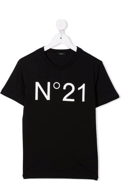 N.21 T-Shirts & Polo Shirts for Boys N.21 N°21 T-shirts And Polos Black