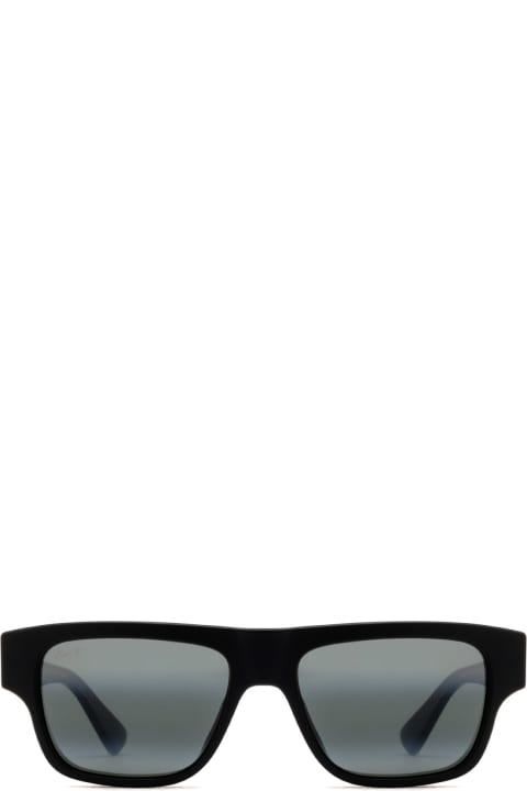 メンズ Maui Jimのアイウェア Maui Jim Mj638 Matte Black Sunglasses