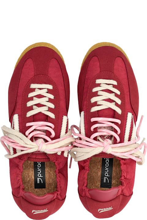 Puraai Panther Vegan Lace-up Sneakers