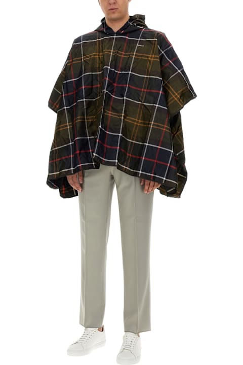 Barbour Coats & Jackets for Women Barbour Poncho With Tartan Pattern