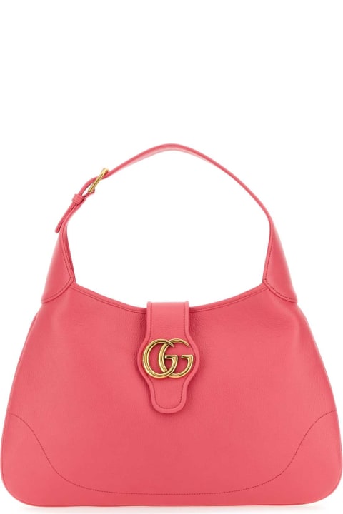 Gucci for Women Gucci Fuchsia Leather Aphrodite Shoulder Bag