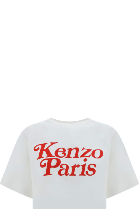 Kenzo Topwear for Women Kenzo By Verdy Cotton Crop Top With Logo