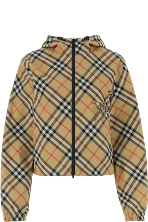 Burberry for Women Burberry Printed Polyester Reversible Jacket