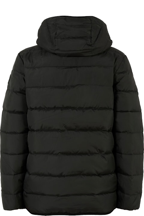 أدوات منزلية Calvin Klein Black Down Jacket For Boy With Logo