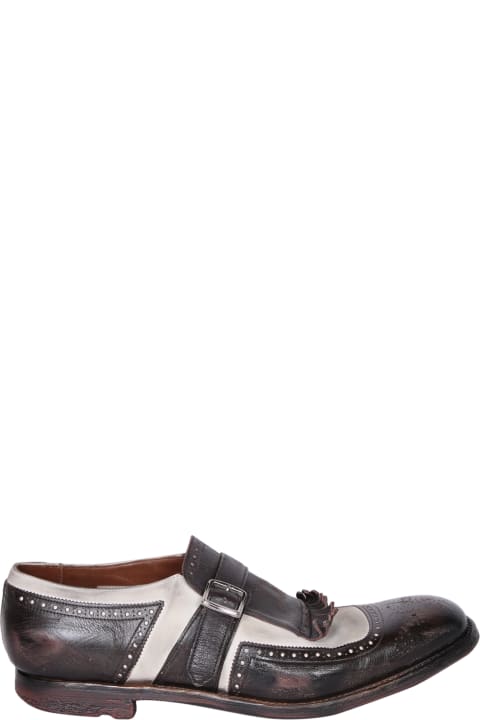 Church's Loafers & Boat Shoes for Men Church's Shanghai Ebony White Loafers