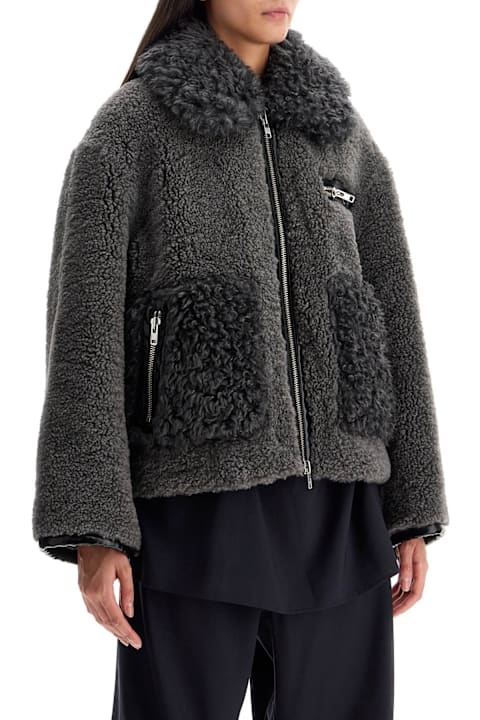 STAND STUDIO لـ Women STAND STUDIO Short Eco Shearling Coat