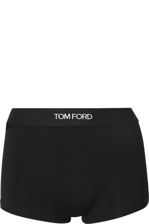 Tom Ford Underwear & Nightwear for Women Tom Ford Modal Black Boxer Shorts