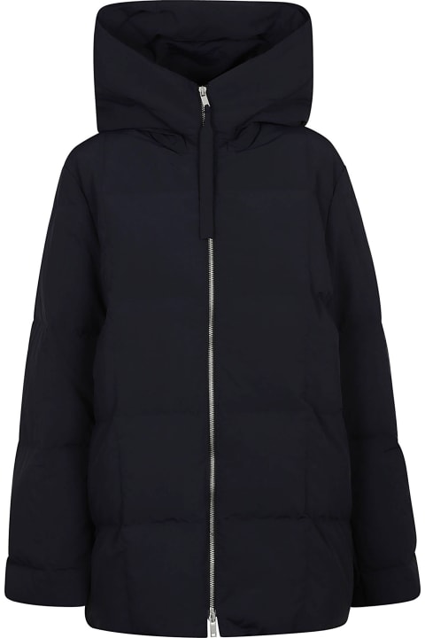 Mid-length Hooded Padded Jacket