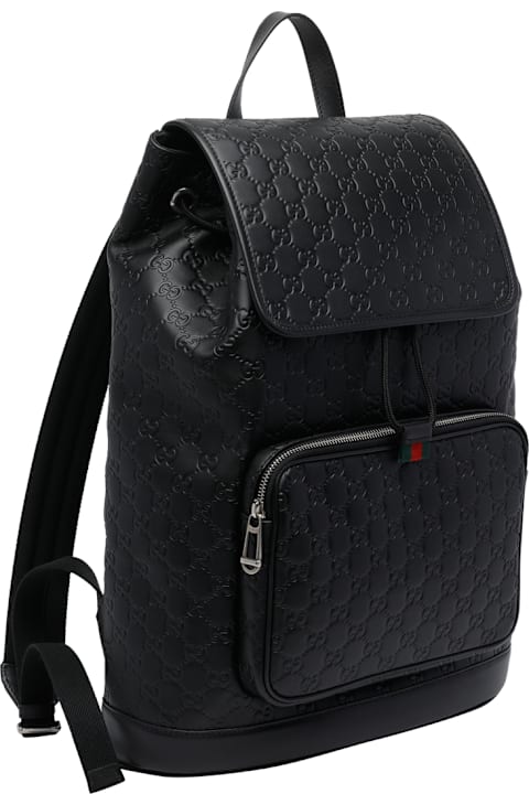 أدوات منزلية Gucci Medium Gg Emblem Backpack