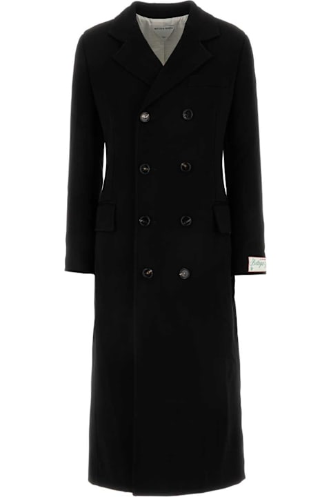 Bottega Veneta Coats & Jackets for Women Bottega Veneta Black Jersey Coat