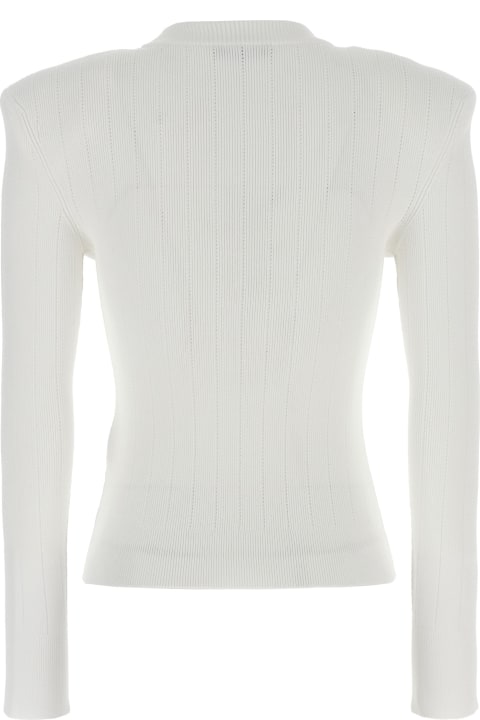 Sale for Women Balmain Logo Button Sweater