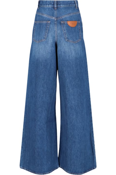 Fashion for Women Chloé Logo Wide Jeans
