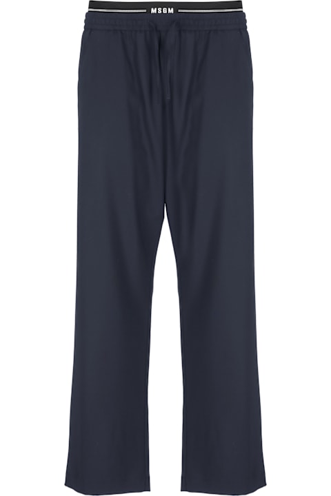 MSGM Pants for Men MSGM Wool Pants