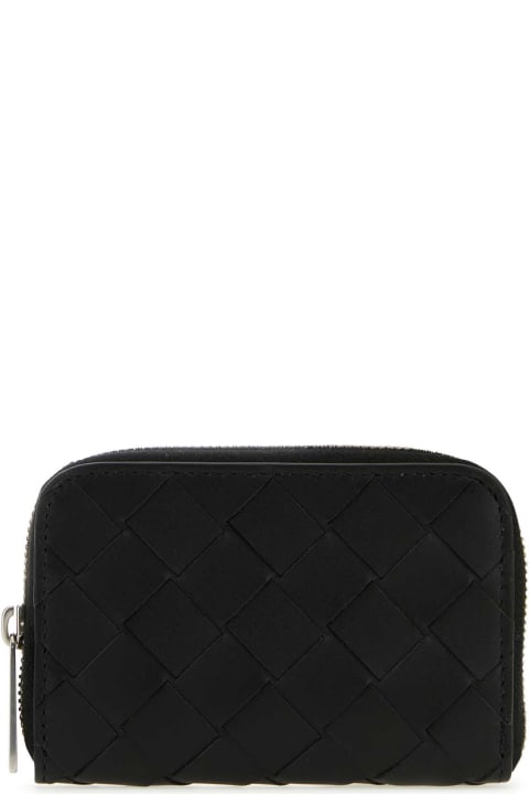 メンズ新着アイテム Bottega Veneta Black Leather Wallet