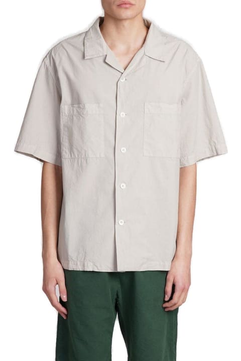 Shirts for Men Barena Camp-collar Short-sleeved Shirt