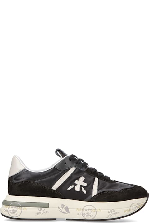 White Premiata Sneakers for Women White Premiata Sneaker Cassie 6471 Black