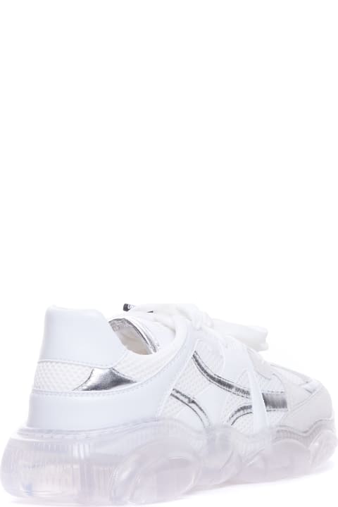 Moschino Sneakers for Men Moschino Teddy Shoes With Transparent Sole