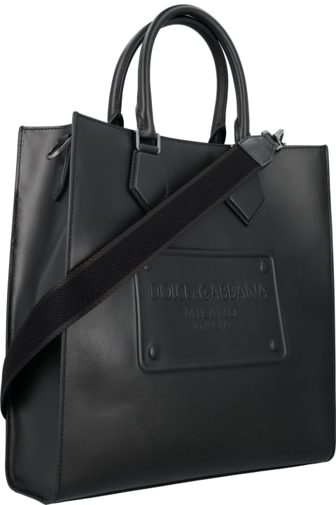 Raised Logo Tote Bag