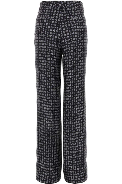 Prada Pants & Shorts for Women Prada Printed Silk Pant