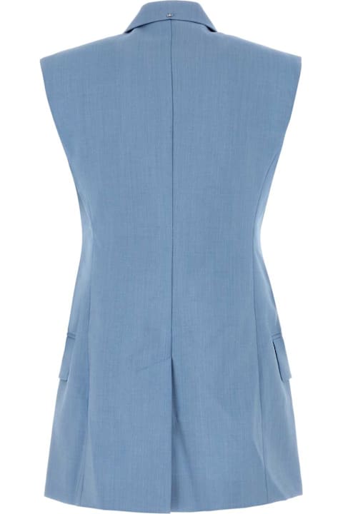 Homeware SportMax Light Blue Wool Blend Ilex Vest