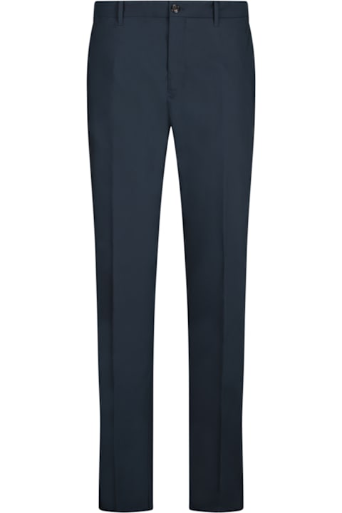 Incotex سراويل لـ القسم الرجالي Incotex Slim Fit Stretch Blue Trousers