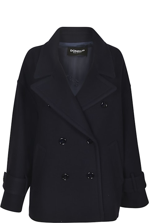 Dondup for Kids Dondup Double-breasted Oversized Coat