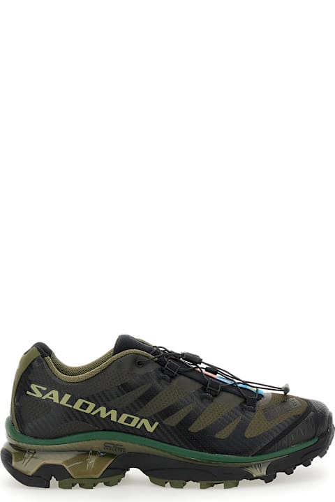 Salomon for Women Salomon 'xt-4 Og' Green Sneakers With Drawstring In Mesh And Tech Fabric