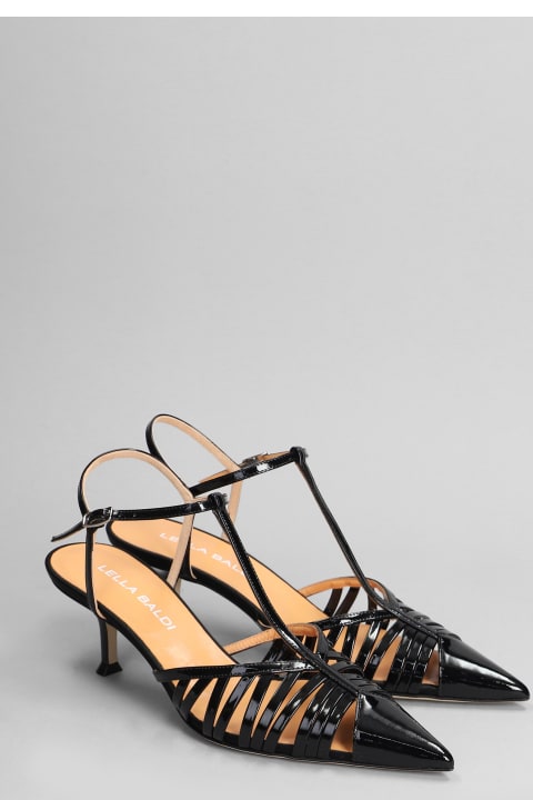 Lella Baldi High-Heeled Shoes for Women Lella Baldi Pumps In Black Patent Leather
