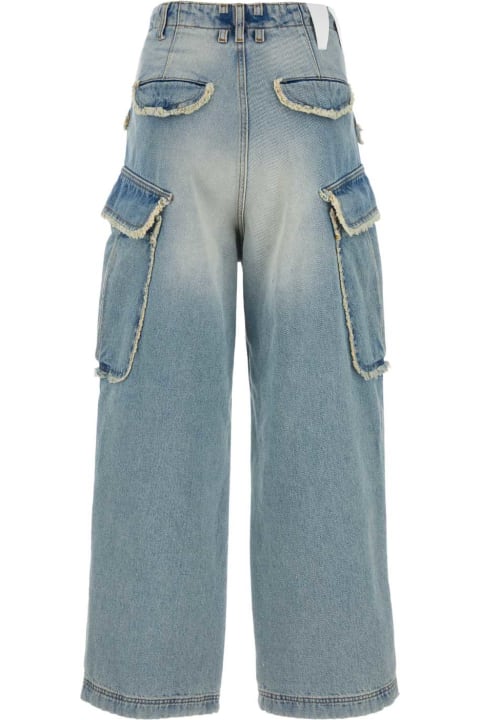 DARKPARK Pants & Shorts for Women DARKPARK Light-blue Denim Vivi Cargo Jeans