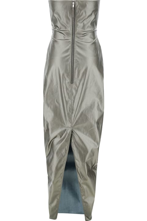 Rick Owens Dresses for Women Rick Owens Prown Maxi Dress With Cut-out Detail In Stretch Cotton