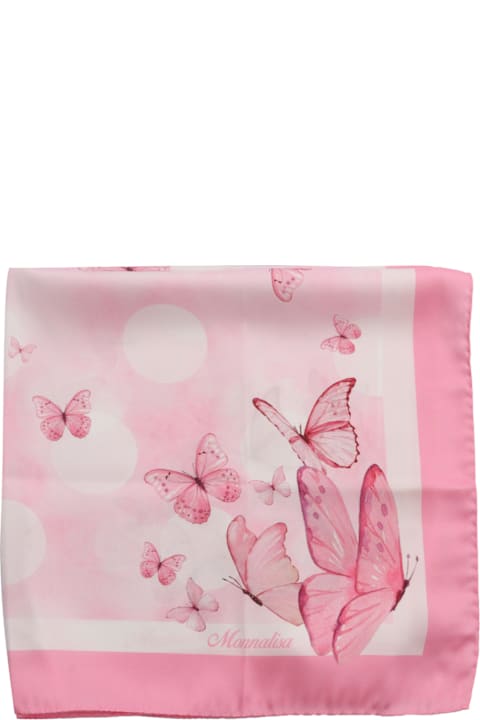 Monnalisa إكسسورات وهدايا لـ بنات Monnalisa Butterfly Printed Scarf