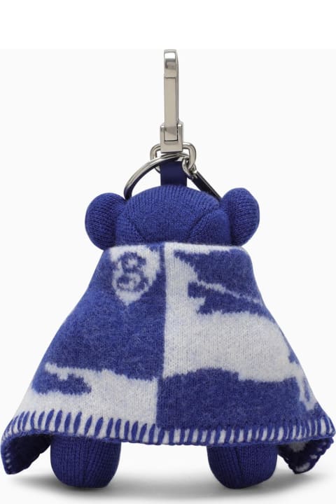 Charm Thomas Bear With Blanket In Wool