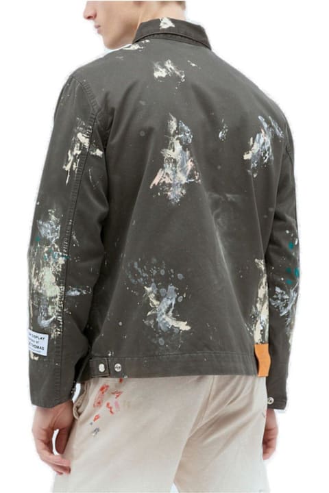 Fashion for Men Gallery Dept. Montecito Paint Splatter-printed Zipped Jacket