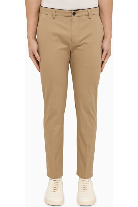 Pants & Shorts for Women Department Five Regular Beige Cotton Trousers