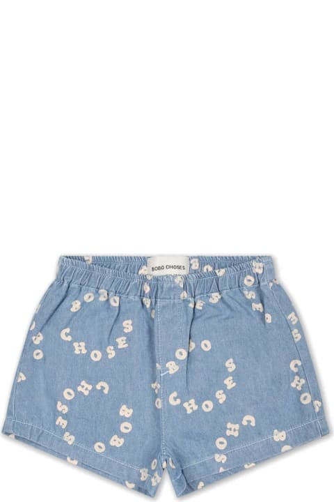 Bottoms for Baby Girls Bobo Choses Baby Circle Denim Shorts