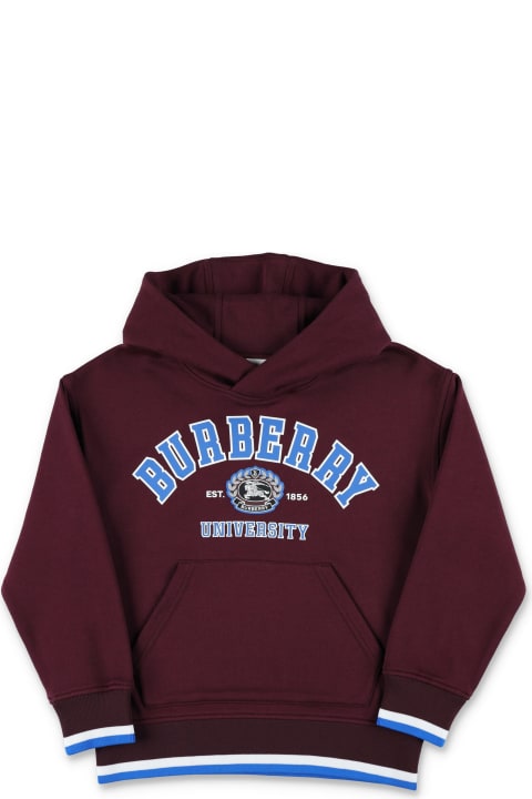 Fashion for Kids Burberry College Graphic Cotton Hoodie