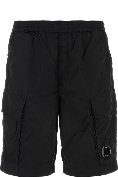 C.P. Company Pants for Men C.P. Company Black Nylon Bermuda Shorts