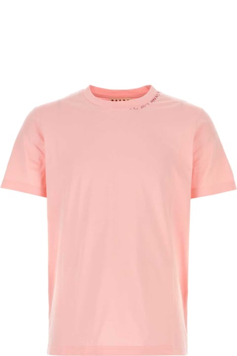 Marni Topwear for Men Marni Pink Cotton T-shirt