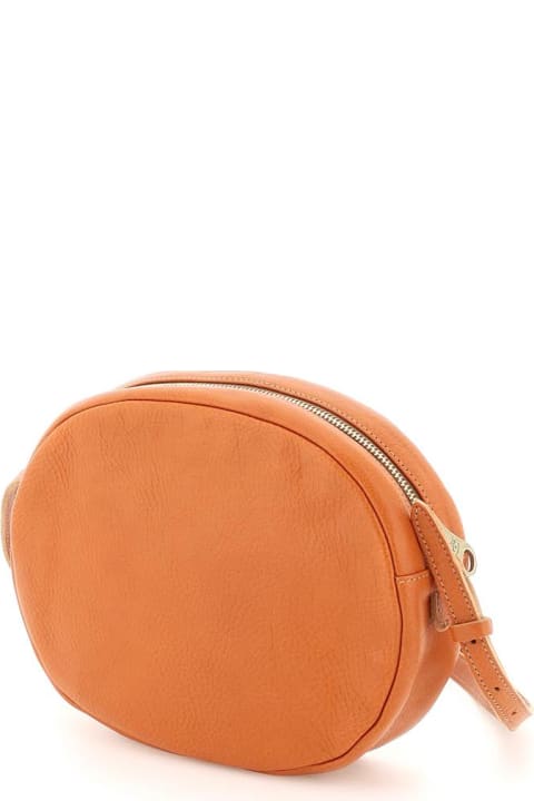 Grained Leather Crossbody Bag