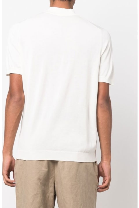 Drumohr Clothing for Men Drumohr White Cotton T-shirt