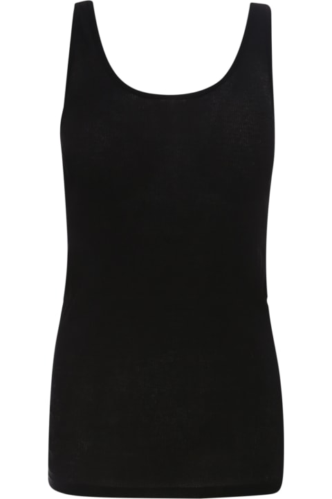 Homeware Saint Laurent Ribbed Cotton And Modal Tank Top