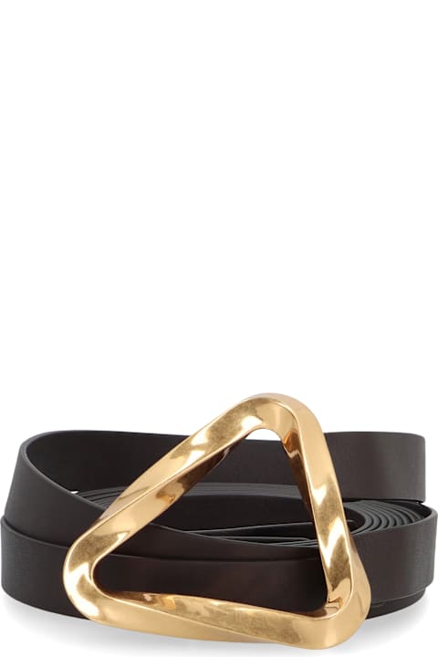 Accessories for Women Bottega Veneta Leather Double Strap Belt