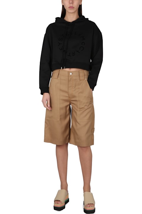 Homeware Stella McCartney Cropped Sweatshirt With Logo