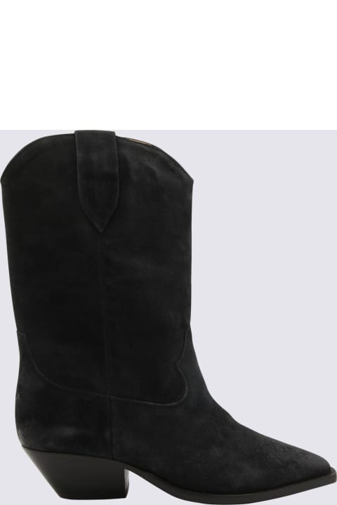 ウィメンズ Isabel Marantのブーツ Isabel Marant Black Suede Boots