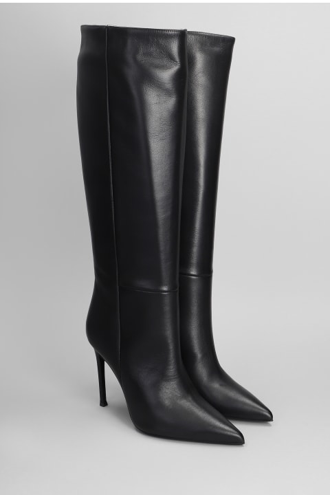 Marc Ellis for Women Marc Ellis High Heels Boots In Black Leather