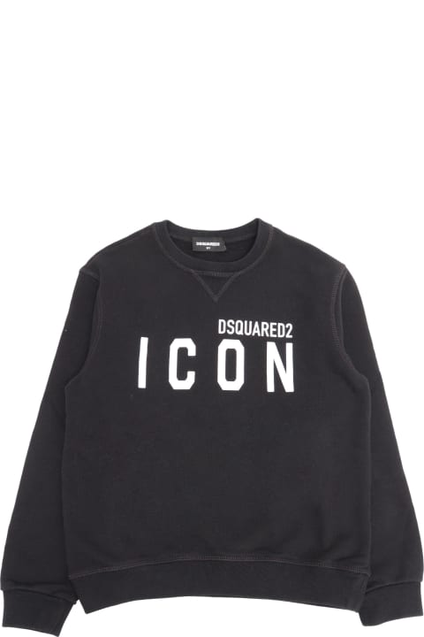 Dsquared2 Kids Dsquared2 Black Icon Sweatshirt