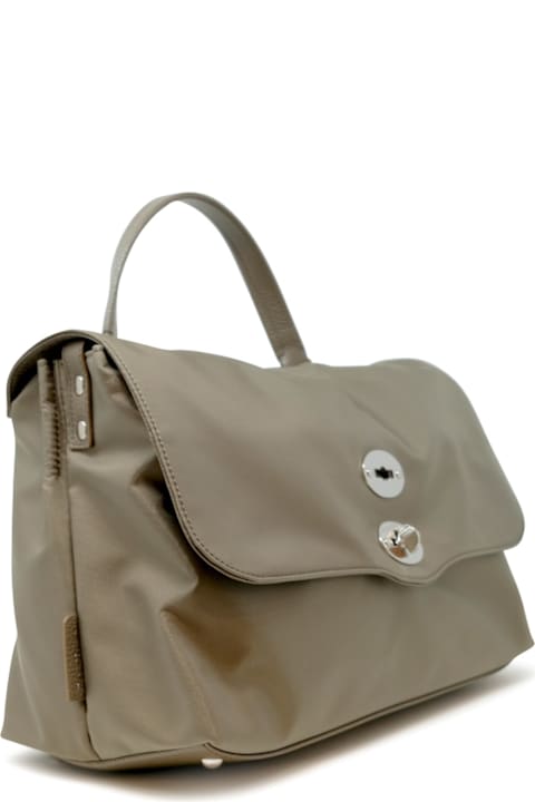 Zanellato for Women Zanellato Zanellato 068010-2000000-z0432 Green San Marco Postina Rimboccata Tokyo S Leather/fabric Handbag