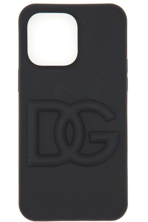 Dolce & Gabbana Hi-Tech Accessories for Men Dolce & Gabbana I-phone 14 Pro Max Cover